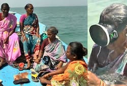 Rameswaram fisher women battle mighty sea few hundred rupees everyday
