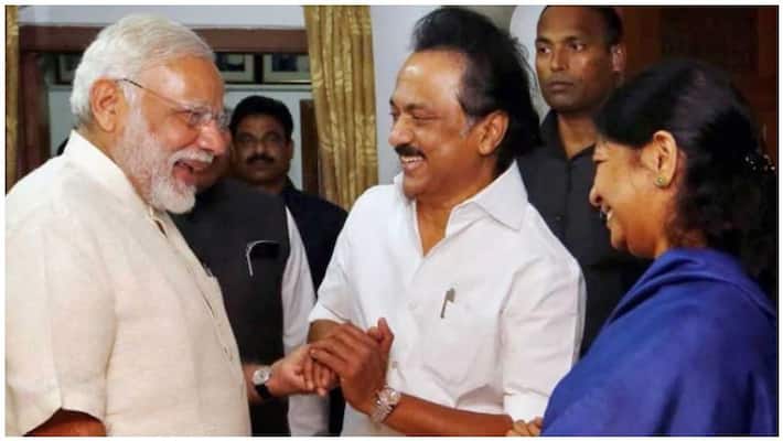 pm modi had a talk with stalin in this morning pm modi had a talk with stalin in this morning