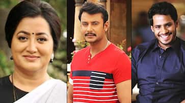 Mandya poll theatrics Kannada film star Darshan campaigns Sumalatha complaint against Nikhil