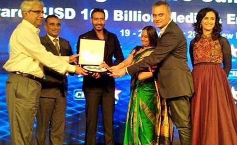 Ajay has been awarded the CII excellence award in cinema