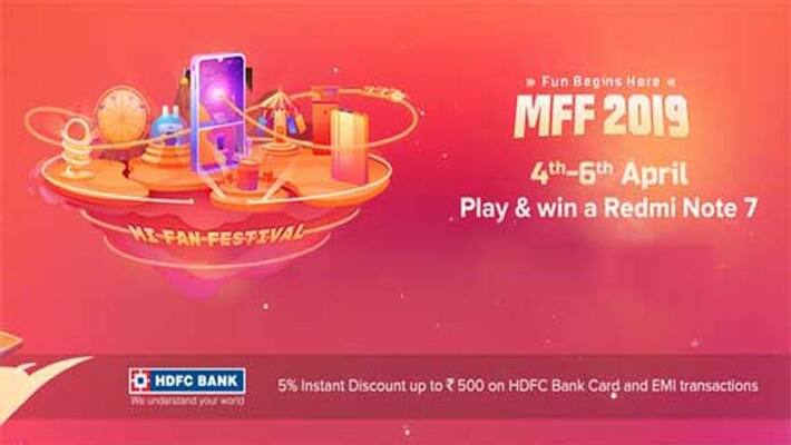 Xiaomi Mi Fan Festival 2019: Deals on Redmi Note 7 Pro, Mi TV 4 Pro, Re 1 Flash Sale and More Xiaomi Mi Fan Festival 2019: Deals on Redmi Note 7 Pro, Mi TV 4 Pro, Re 1 Flash Sale and More
