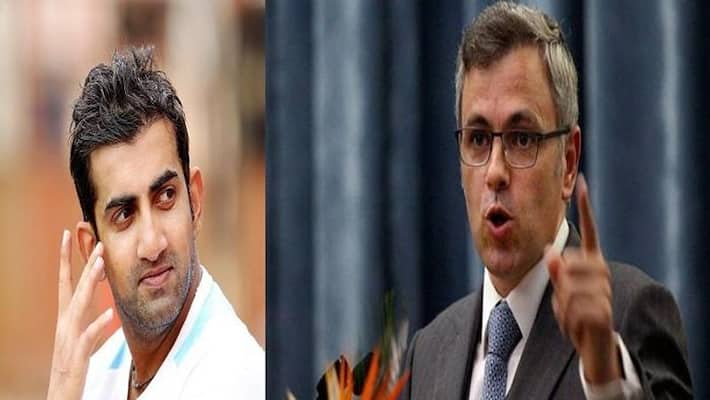 Omar Abdullah Hits Back At BJP Gautam Gambhir Omar Abdullah Hits Back At BJP Gautam Gambhir