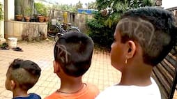 Uttara Kannada children sport new hairstyle express admiration Prime Minister Modi