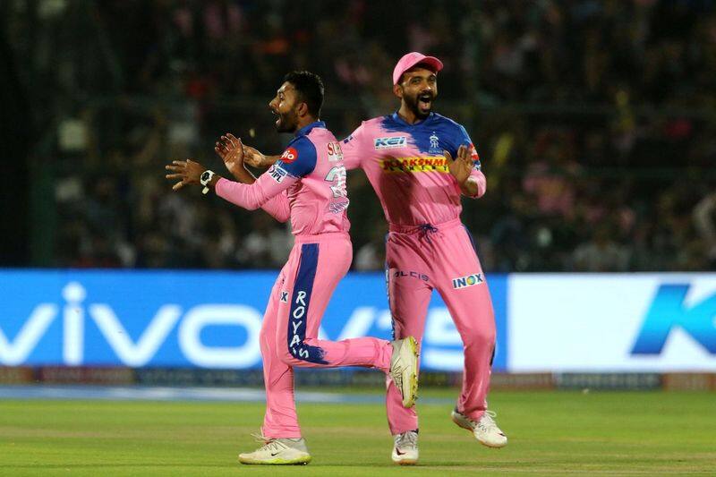 Rajasthan Royals defeated Royal Challengers Bangalore by seven wickets to register their first win of this IPL season at Swai Mansingh Stadium, here Tuesday.