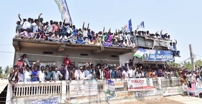 Sharmila adressing Public Meeting Denduluru