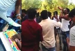Tamil Nadu rowdy cuts birthday cake machete video goes viral