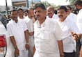 Karnataka minister Shivakumar returns from Australia says Keeping mouth shut