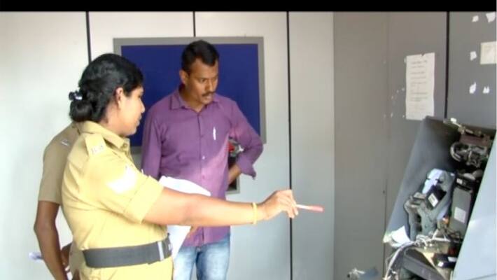Atm robbery attempt alapuzha Atm robbery attempt alapuzha
