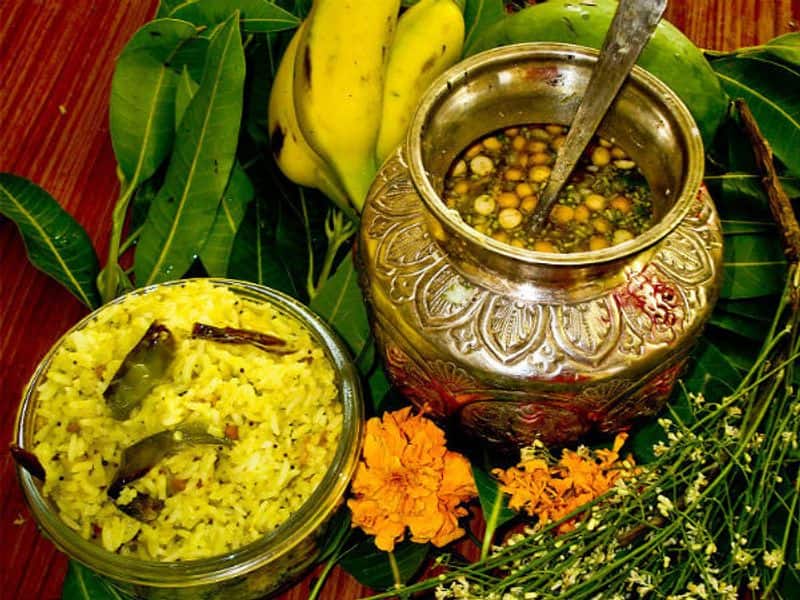 Ugadi is one of the most important festivals in Karnataka as it marks the beginning of the new Hindu calendar.  On the occasion of Ugadi, families in Karnataka prepare a simple yet auspicious dish, known as Bevu-Bella. It is made using six ingredients - signifying the various tastes of life and also that of human emotions.