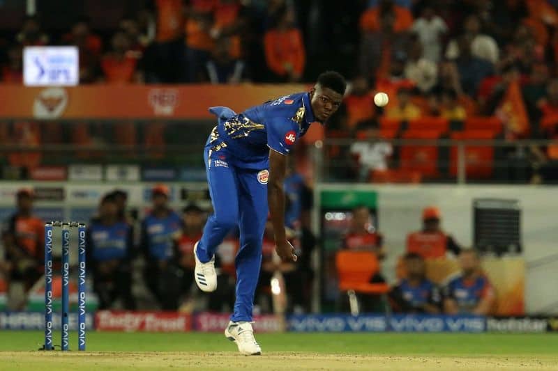The win was made possible by Alzarri Joseph's dream IPL debut, returning with figures of 612, which is the best in the league's history.  Rohit was in awe of the young pacer from the West Indies.  "It was a sensational bowling effort from Alzarri, to bowl like this in first game. He's come in with a lot of confidence from the CPL and he's carrying it here," Rohit said.