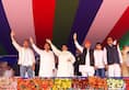 Mayawati asserts while akhilesh remain confused on deoband joint rally stage