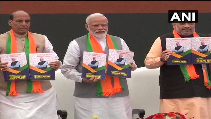 bjp manifesto 2019 released bjp manifesto 2019 released
