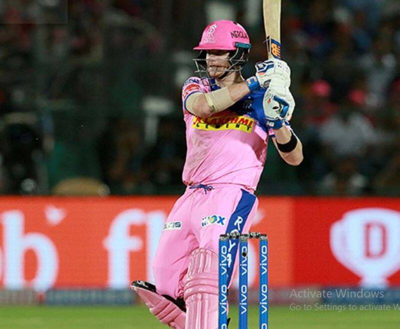 Rajasthan batsman Steve Smith scored his first half century of the season and remained not out at 73. He scored seven fours and one six in 59 deliveries.