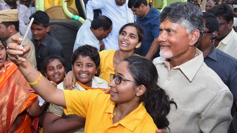 Chandrababu Naidu,HD Deve Gowda Participated in Election Campaign Public Meeting at Tiruvuru
