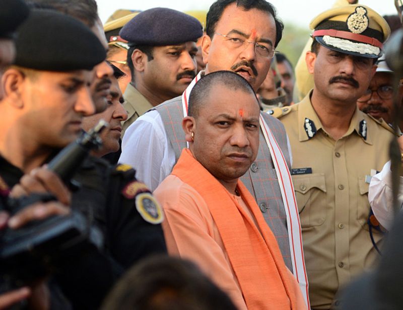 Yogi Adityanath: Highly controversial for his comment, UP CM Yogi Adityanath yet again made a comment which was seen as communal. In a public rally in Meerut, the leader said, "Agar Congress, SP, BSP ko 'Ali' par vishwaas hai toh humein bhi 'Bajrangbali' par vishwaas hai."