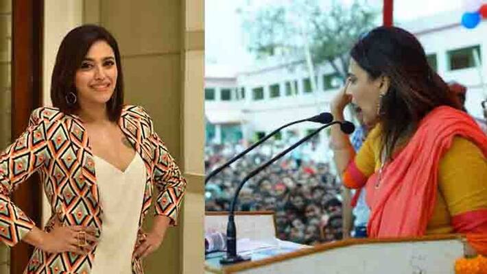 Swara Bhaskar spends Birthday campaigning for Kanhaiya Kumar Swara Bhaskar spends Birthday campaigning for Kanhaiya Kumar