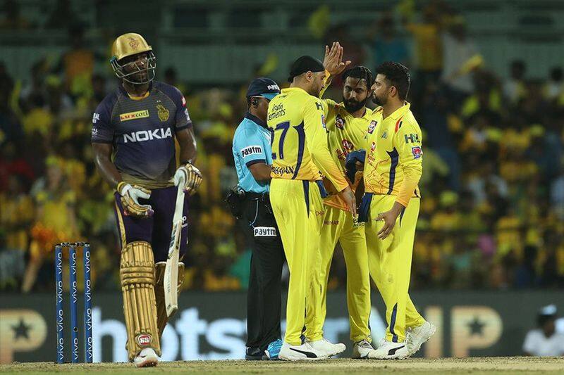 2. Harbhajan-Jadeja cut KKR to size:  Team India mates Harbhajan Singh and Ravindra Jadeja combined in CSK colours to choke the Knight Riders. The battle-hardened Harbhajan opened the CSK bowling and along with Chahar pegged KKR back from the word go. The crafty off-spinner got rid of the deadly dangerous Sunil Narine in the second over itself. The West Indies all-rounder has been used as a pinch-hitter at the top since 2017 to shock and awe the opponents, and he has grown into the role so well that he can take the game away from the opposition in no time. So Narine's wicket was absolutely crucial.