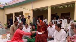 Sonia Gandhi file nomination after Puja archana in raebareli with Gandhi Family