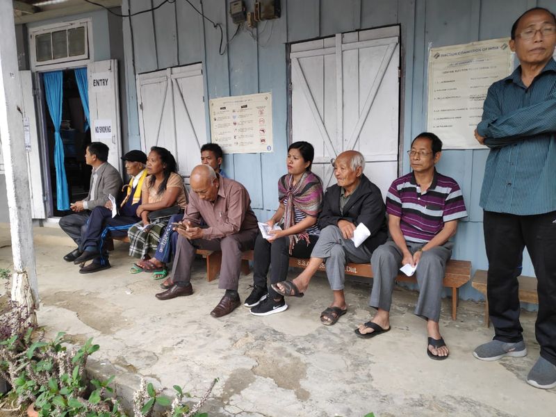 Those contesting the Lok Sabha polls are - C Lalrosanga of the ruling Mizo National Front (MNF), Zoram People's Forum (ZPM) and the Congress combine's common candidate Lalnghinglova Hmar (Independent), Nirupam Chakma of the BJP, TBC Lalvenchhunga of People's Representation for Identity and Status of Mizoram (PRISM) and two independents - Lalhriatrenga Chhangte and Lalthlamuani. Zothantluanga of the MNF, independent nominee Lalbuanga Sailo, sponsored by the ZPM-Congress combine and Rev Zaichhawna Hlawndo of 'Zoram Thar' were contesting the Aizawl West - I by-election.