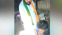 Did Nagaland deputy CM wear a BJP scarf inside polling station?