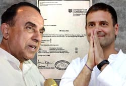 5 ways Subramanian Swamy lampooned Congress chief Rahul Gandhi's educational qualification