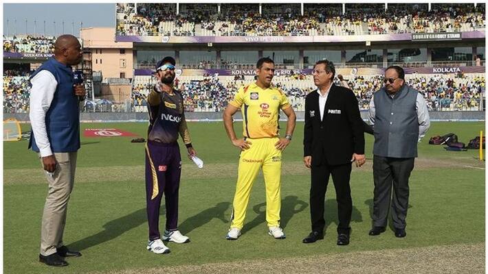 IPL 2019 Chennai won the toss and opt to bowl vs KKR IPL 2019 Chennai won the toss and opt to bowl vs KKR