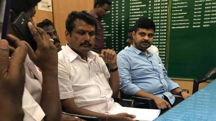 District Collector Threat...case Filed against dmk mla senthil balaji District Collector Threat...case Filed against dmk mla senthil balaji