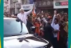 PM Modi strong presence and open gesture in south  Bengaluru rally and road show