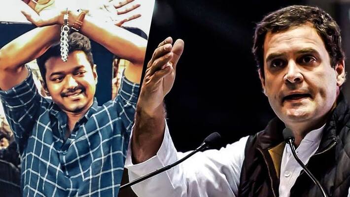 Vijay fans support to congress in kanyakumari Vijay fans support to congress in kanyakumari