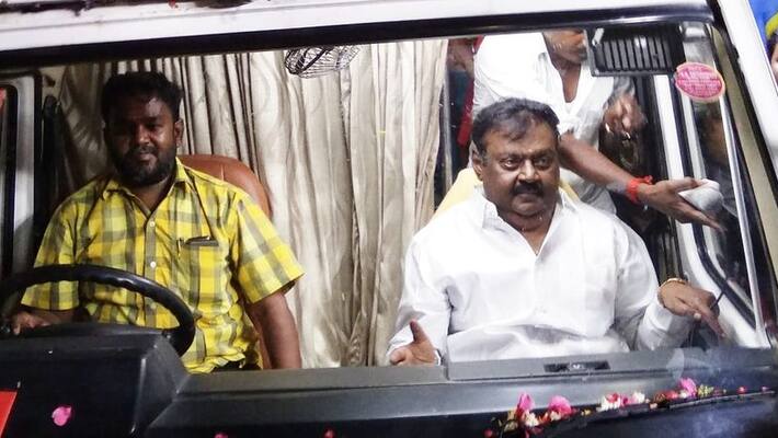 vijayakanth start his political campaign vijayakanth start his political campaign