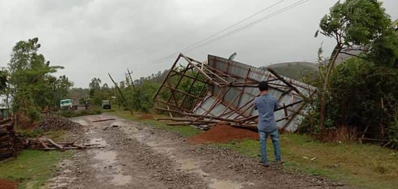 Several residential properties, churches, schools and offices were destroyed in the storm.