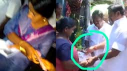 Palaniswami caught distributing money; Paneerselvam supporters follow same strategy