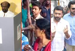 Rajinikanth Ajith appealTamil Nadu voters exercise franchise