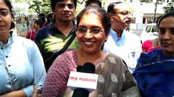 Tejaswini Ananth Kumar casts her vote Bengaluru