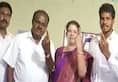 Kumaraswamy casts vote thanks media Mandya hype