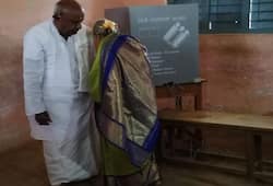 Karnataka: Actors, politicians visit  polling booths early on election day