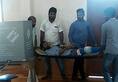 Udupi Accident victim on stretcher casts vote