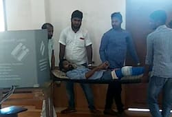 Udupi Accident victim on stretcher casts vote