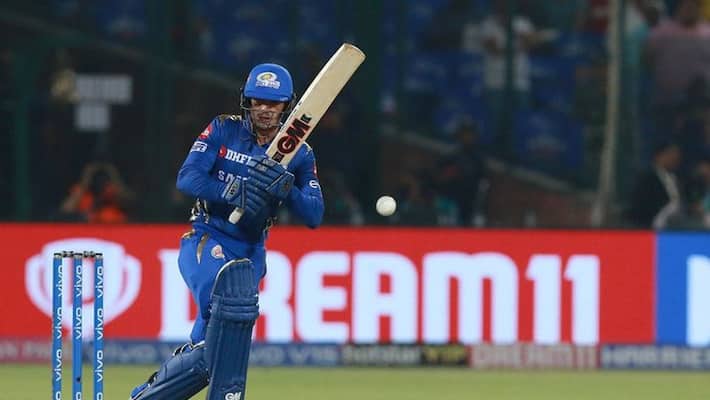 IPL 2020 Mumbai Indians Set 209 runs Target to SRH in Sharjah Match kvn IPL 2020 Mumbai Indians Set 209 runs Target to SRH in Sharjah Match kvn