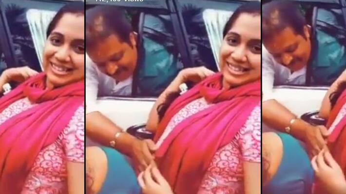 actor suresh gopi pries the pregnant lady actor suresh gopi pries the pregnant lady