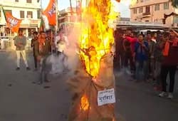 BJP workers protesting against Party candidate in Jaipur