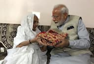 Prime Minister Narendra Modi met his mother at her residence before casting vote