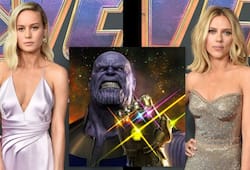 Are you even an Avengers fan if you arent wearing Infinity Gauntlet like Brie Larson Scarlett Johansson