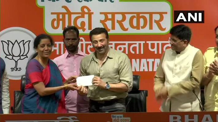 Actor Sunny Deol Joins Bharatiya Janata Party Actor Sunny Deol Joins Bharatiya Janata Party