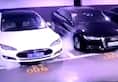 Viral Video: Tesla car exploding in Shanghai