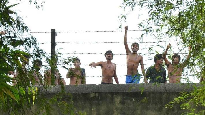 Madurai Jail protest Madurai Jail protest