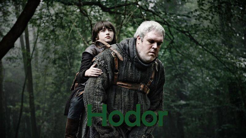 “Hodor”– Game of Thrones has rarely witnessed a more loyal character than Hodor. Though that wasn’t his name but a perversion of the phrase 'hold the door'. His name was taken 101 times till now in the series.