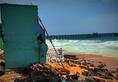 Kerala weather warning Sea attack damages several houses