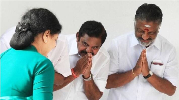 Sasikala who vowed in jail Sasikala who vowed in jail