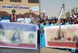 Raichur girl's death  people in RAichur, Bagalkot, Koppal stage protest, demand justice